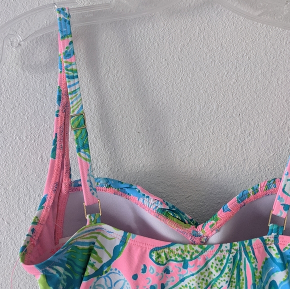 {Lilly Pulitzer} Brand New Bec Tankini Top - Picture 5 of 7
